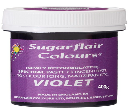 SUGARFLAIR  SPECTRAL PASTE 400G -CHOOSE A COLOUR