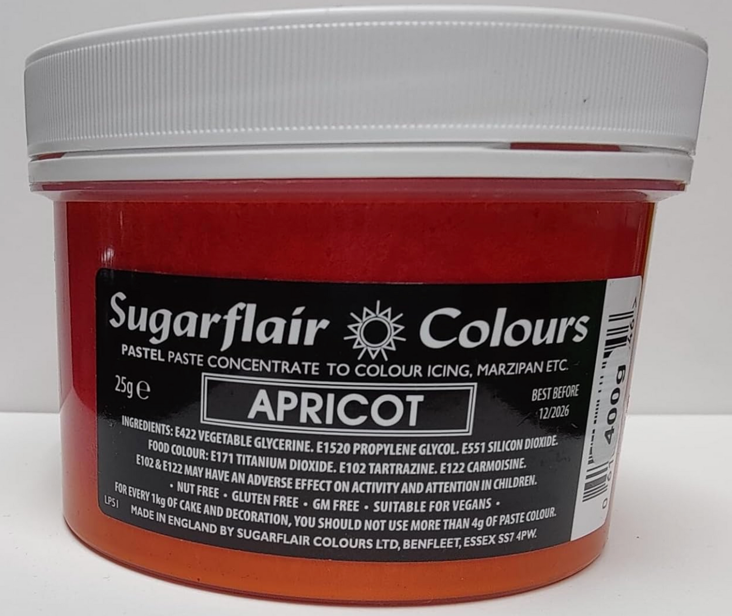 Sugarflair  PASTEL  Paste  - 400g  CHOOSE A COLOUR