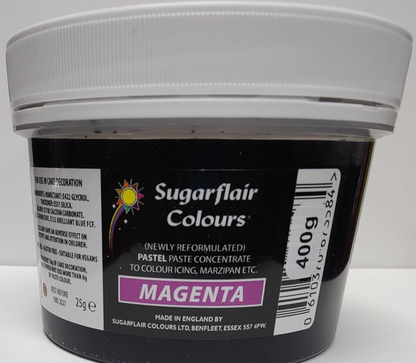 Sugarflair  PASTEL  Paste  - 400g  CHOOSE A COLOUR