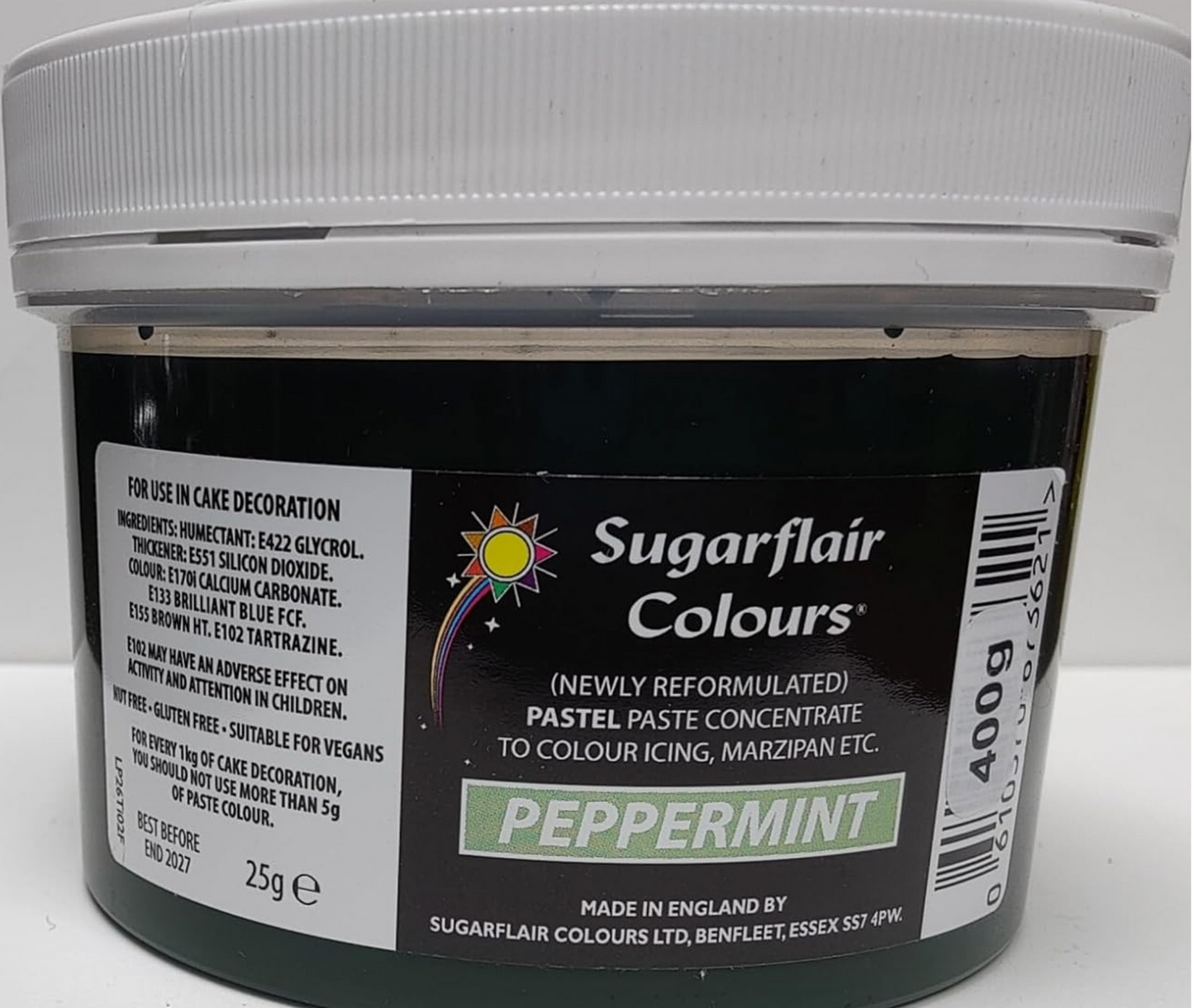 Sugarflair  PASTEL  Paste  - 400g  CHOOSE A COLOUR