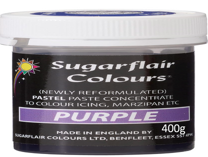 Sugarflair  PASTEL  Paste  - 400g  CHOOSE A COLOUR