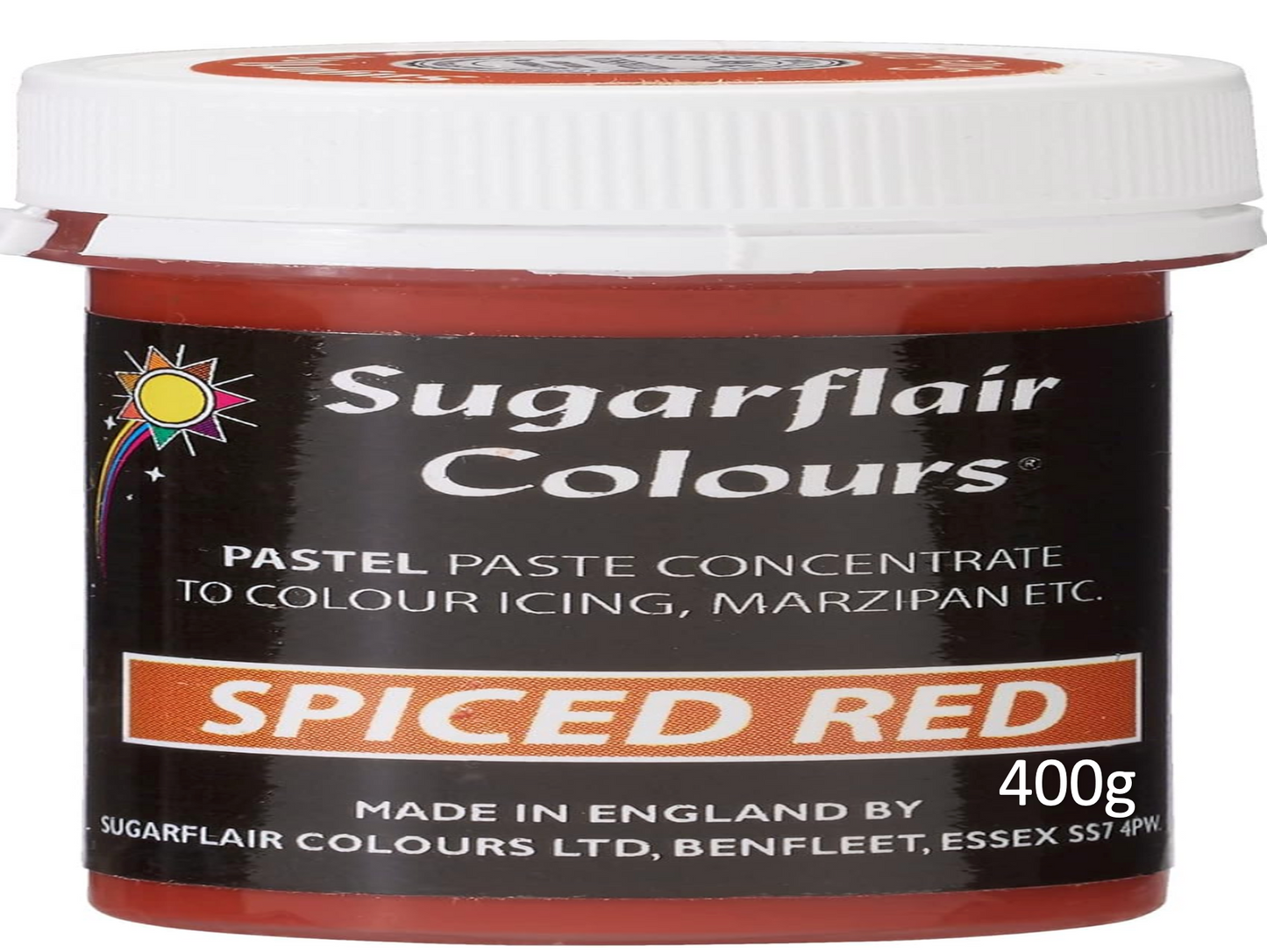 Sugarflair  PASTEL  Paste  - 400g  CHOOSE A COLOUR