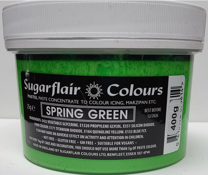 Sugarflair  PASTEL  Paste  - 400g  CHOOSE A COLOUR