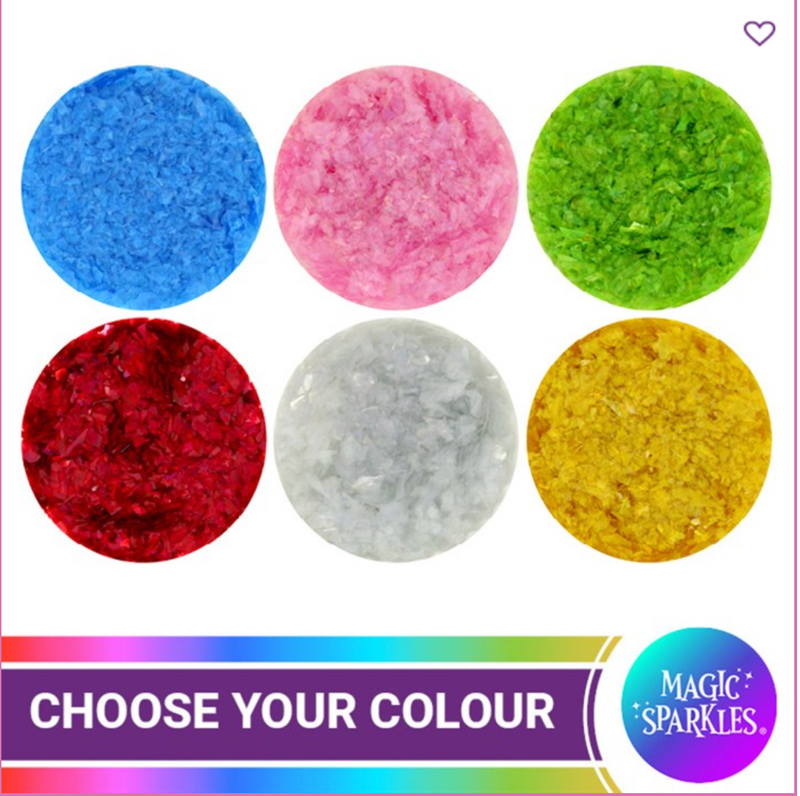 Magic Sparkles Natural Glitter Flakes- 3g ---CHOOSE A COLOUR