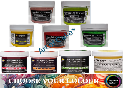 Sugarflair  PASTEL  Paste  - 400g  CHOOSE A COLOUR