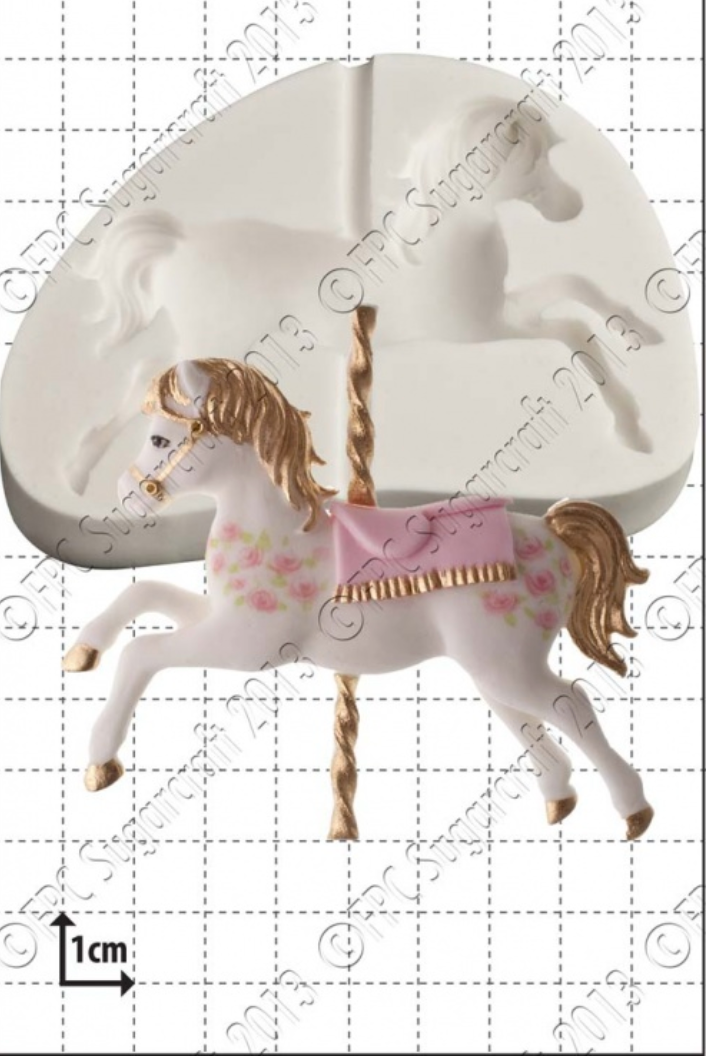 Carousel Horse Silicone Mould By FPC