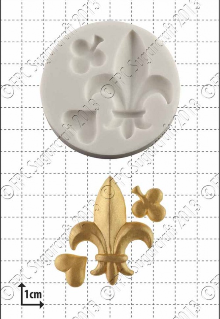 Fleur-de-Lys  Silicone Mould