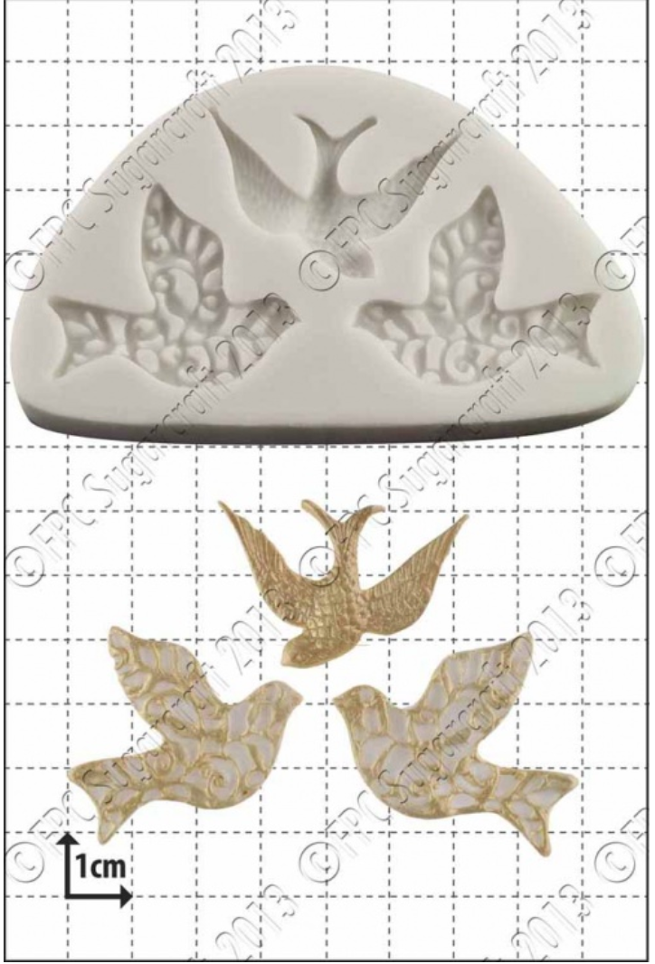 Three Little Birds  Silicone Mould