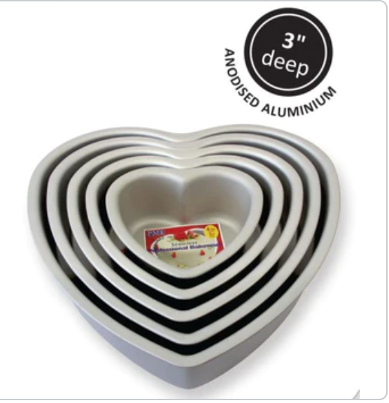 Heart Baking Tin - CHOOSE A SIZE