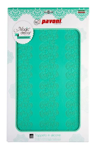 * Sugar Lace maker - Silicone mat  3 rows of same design - #ODTMD05